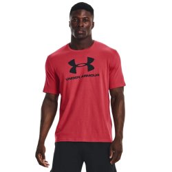 Футболка Under Armour Sportstyle Logo SS M - червона