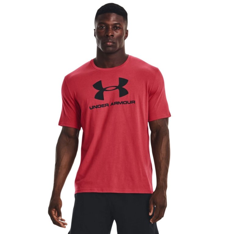 Футболка Under Armour Sportstyle Logo SS M - червона
