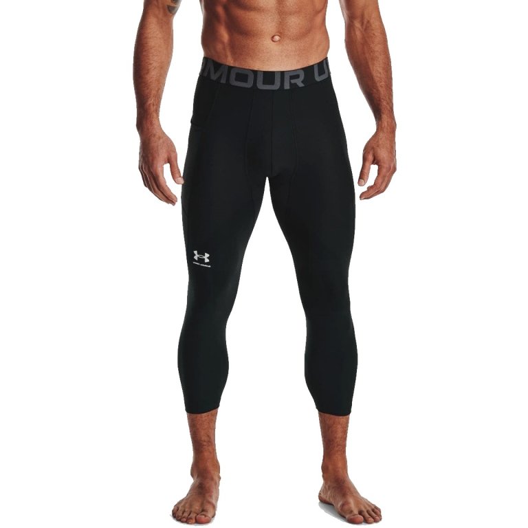 Легінси чоловічі Under Armour HG Armour 3/4 - чорні