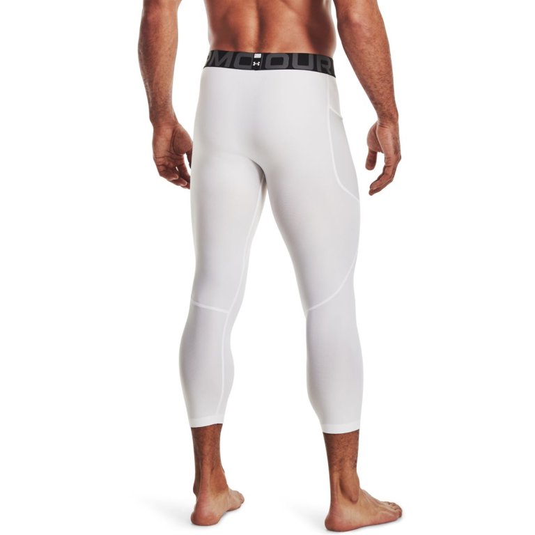 Легінси чоловічі Under Armour HG Armour 3/4 Leggings M - білі