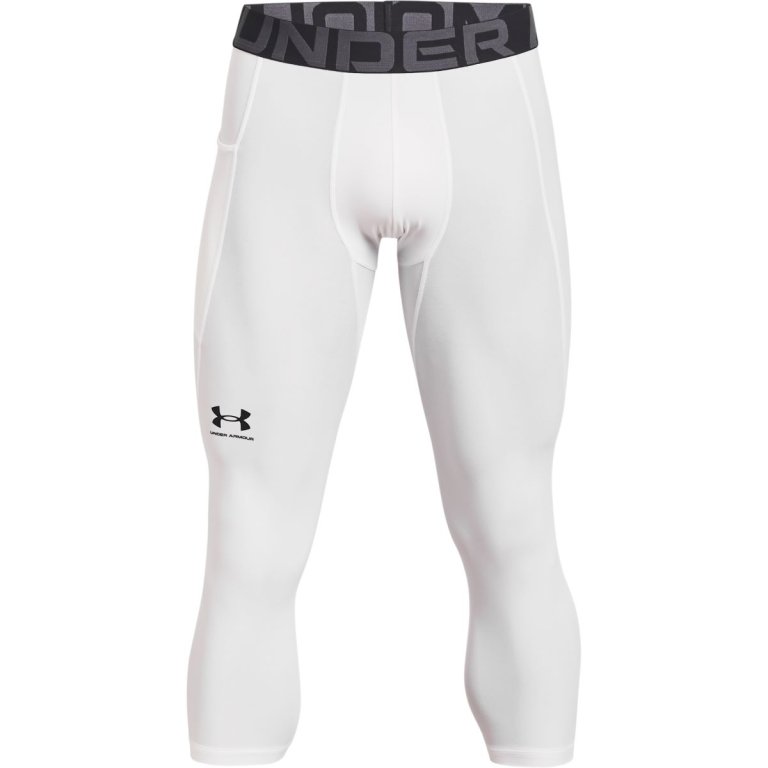 Легінси чоловічі Under Armour HG Armour 3/4 Leggings M - білі