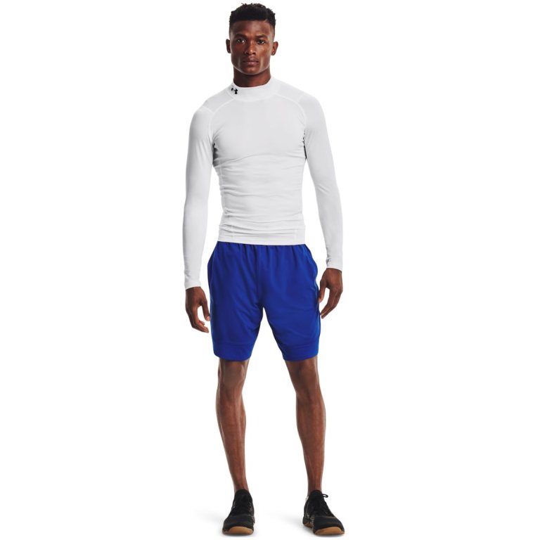 Футболка Under Armour HG Armour Comp Mock LS M - біла
