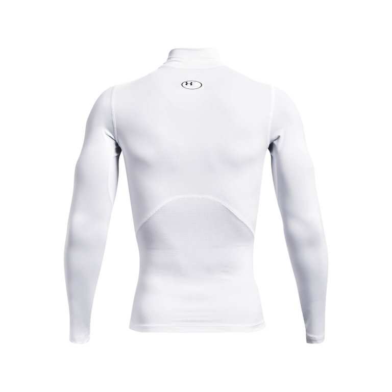 Футболка Under Armour HG Armour Comp Mock LS M - біла