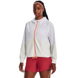 Куртка жіноча Under Armour Woven FZ Jacket W - біла