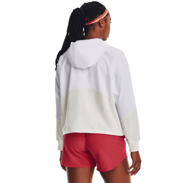 Куртка жіноча Under Armour Woven FZ Jacket W - біла