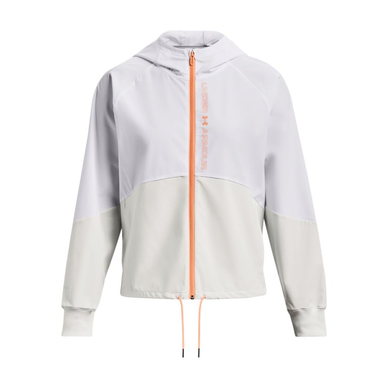 Куртка жіноча Under Armour Woven FZ Jacket W - біла
