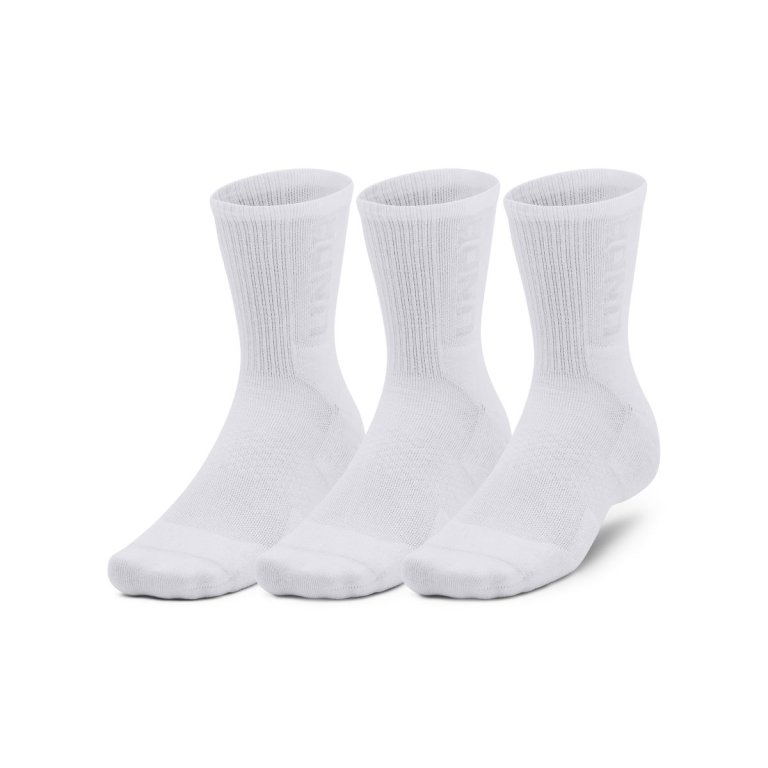 Шкарпетки Under Armour UA 3-Maker 3pk Mid-Crew Socks - White