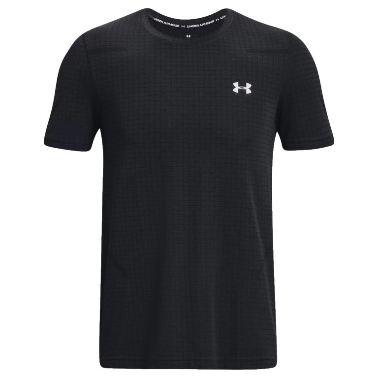 Футболка Under Armour Seamless Grid SS M - чорна