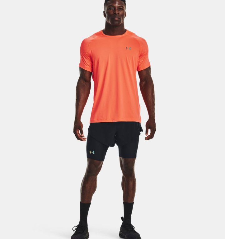 Футболка Under Armour Rush Emboss SS M - помаранчева