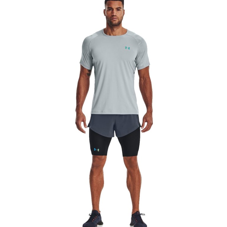 Футболка Under Armour Rush Emboss SS M - блакитна