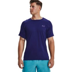 Футболка Under Armour Rush Emboss SS M - темно-синя