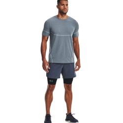 Футболка Under Armour Rush Seamless Legacy SS M - синя