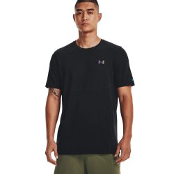 Футболка Under Armour Rush Seamless Legacy SS M - чорна