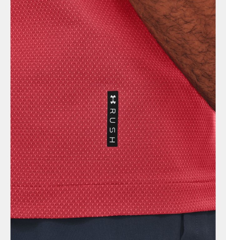 Футболка Under Armour Rush Seamless Legacy SS M - червона