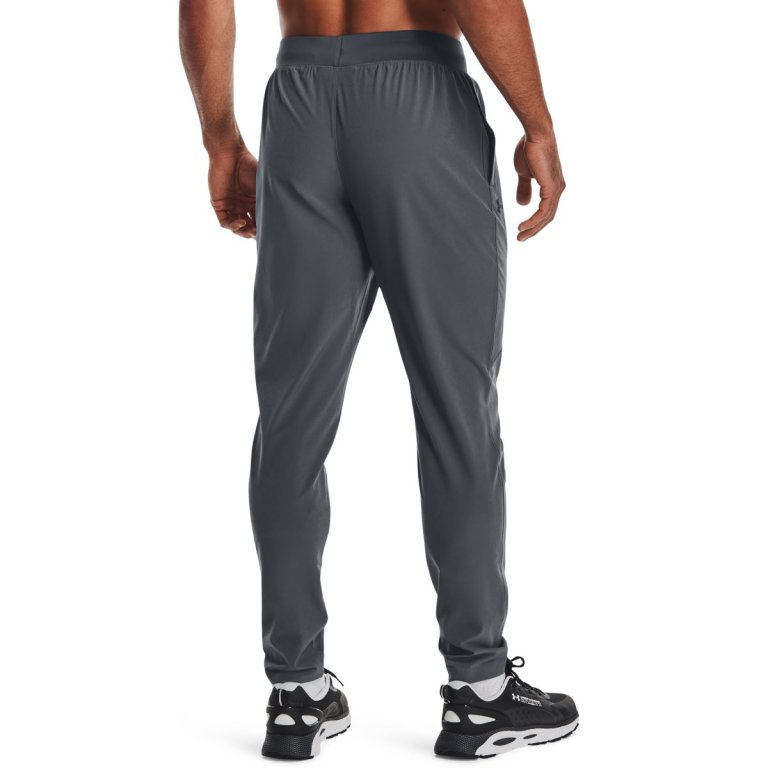 Штани чоловічі (бігові) Under Armour Stretch Woven штани M - сірі
