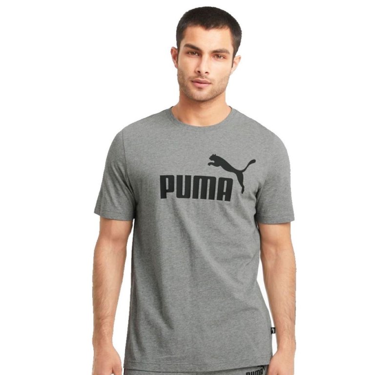 Футболка Puma ESS Logo Tee M - сіра