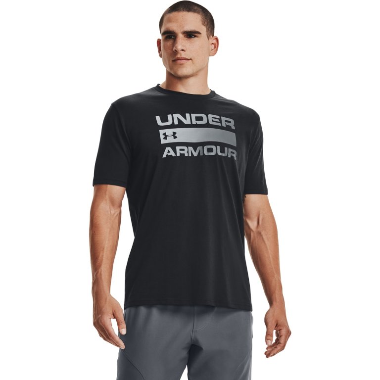 Футболка Under Armour Team Issue Wordmark SS M - чорна