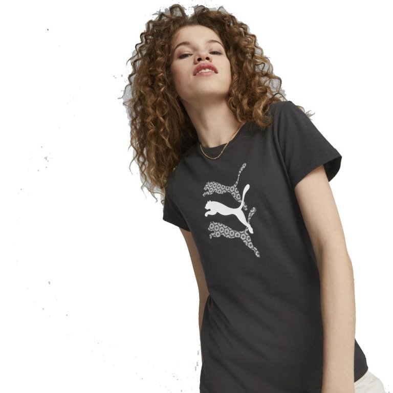 Футболка Puma Graphics Laser Cut Tee W - чорна
