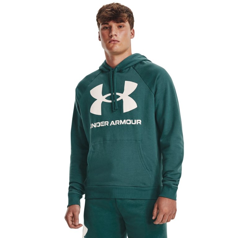 Худі Under Armour Rival Fleece Big Logo HD M - зелене