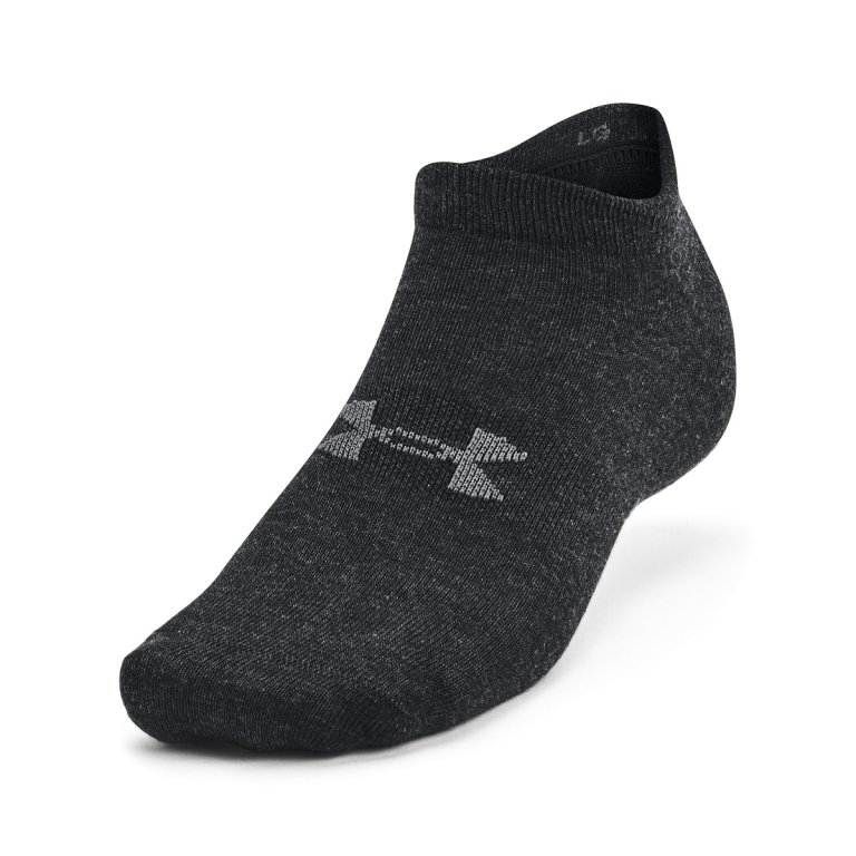 Шкарпетки Under Armour Essential No Show 3pk Socks - чорні