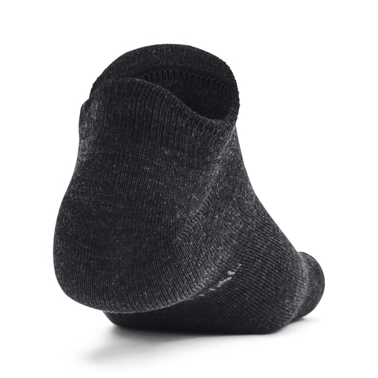 Шкарпетки Under Armour Essential No Show 3pk Socks - чорні
