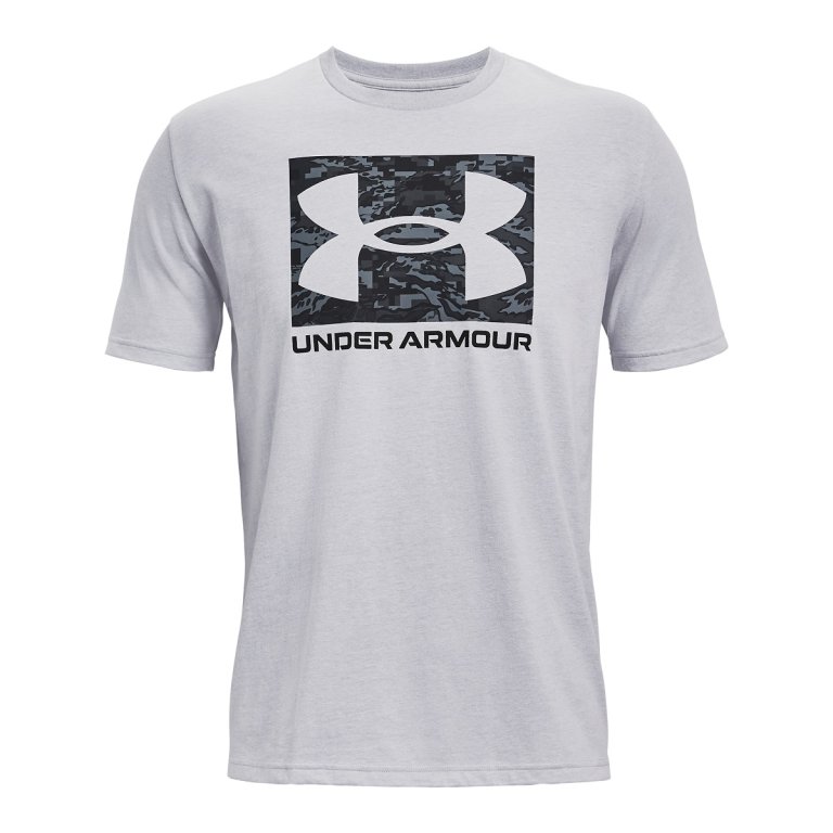 Футболка Under Armour ABC Camo Boxed Logo SS M - сіра