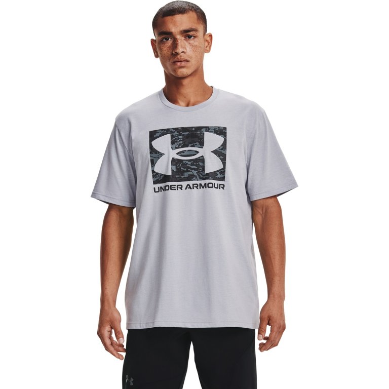 Футболка Under Armour ABC Camo Boxed Logo SS M - сіра
