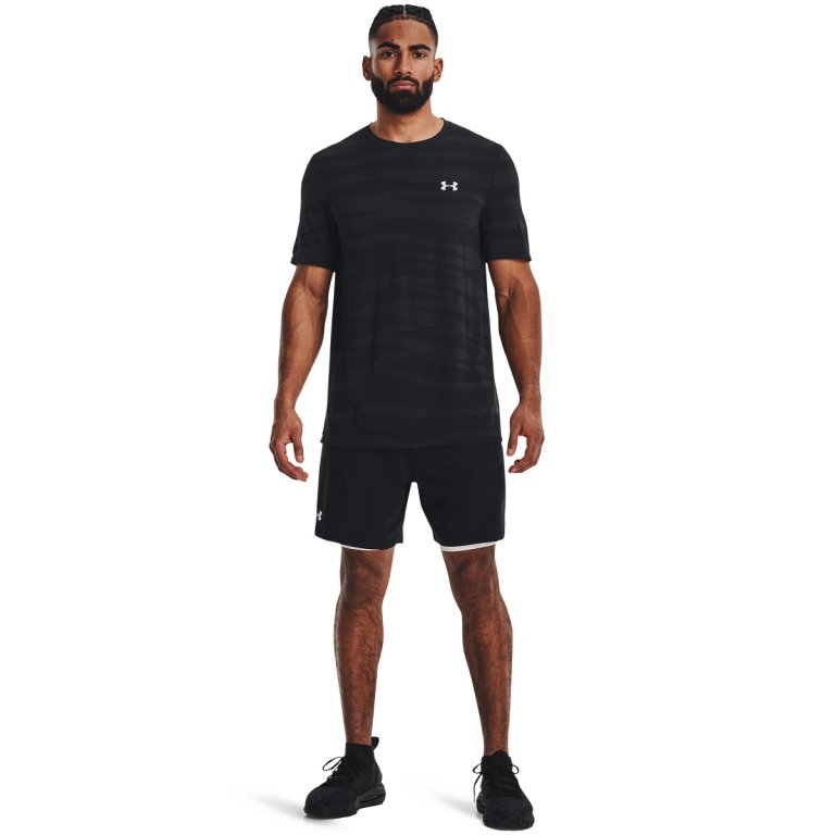 Футболка Under Armour Seamless Wave SS M - чорна