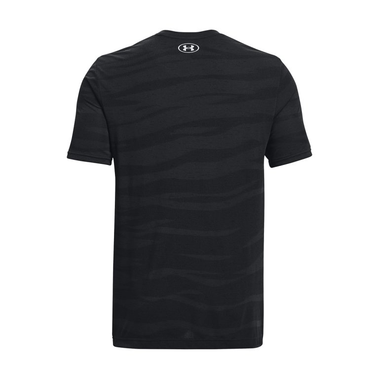 Футболка Under Armour Seamless Wave SS M - чорна
