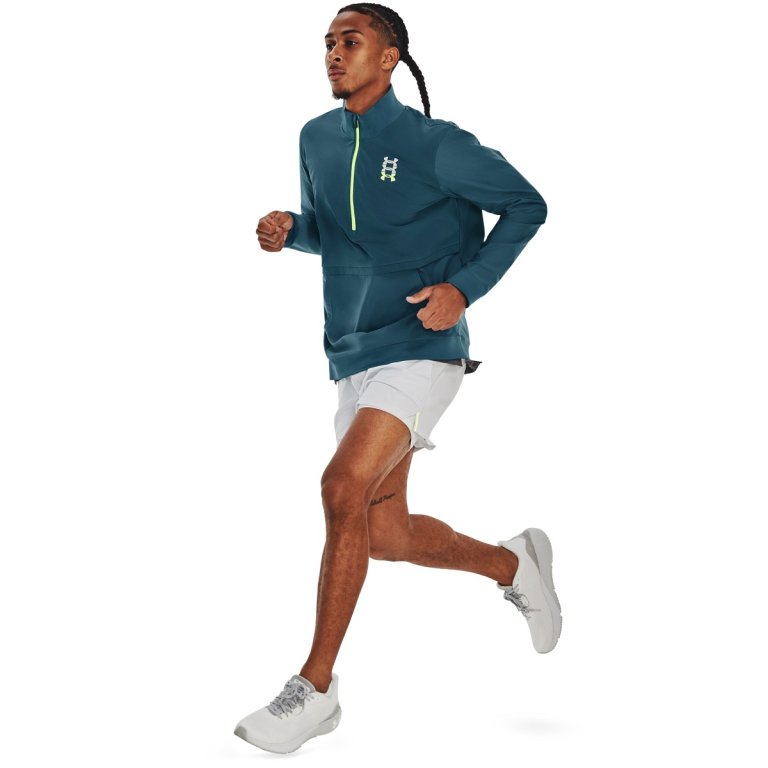 Світшот Under Armour Run Anywhere Pullover Jacket M - синій