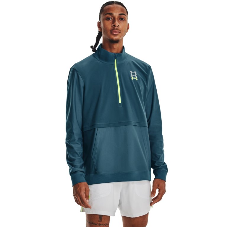 Світшот Under Armour Run Anywhere Pullover Jacket M - синій