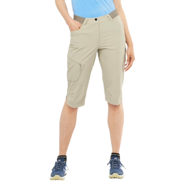 Штани Salomon WAYFARER CAPRI W - бежеві