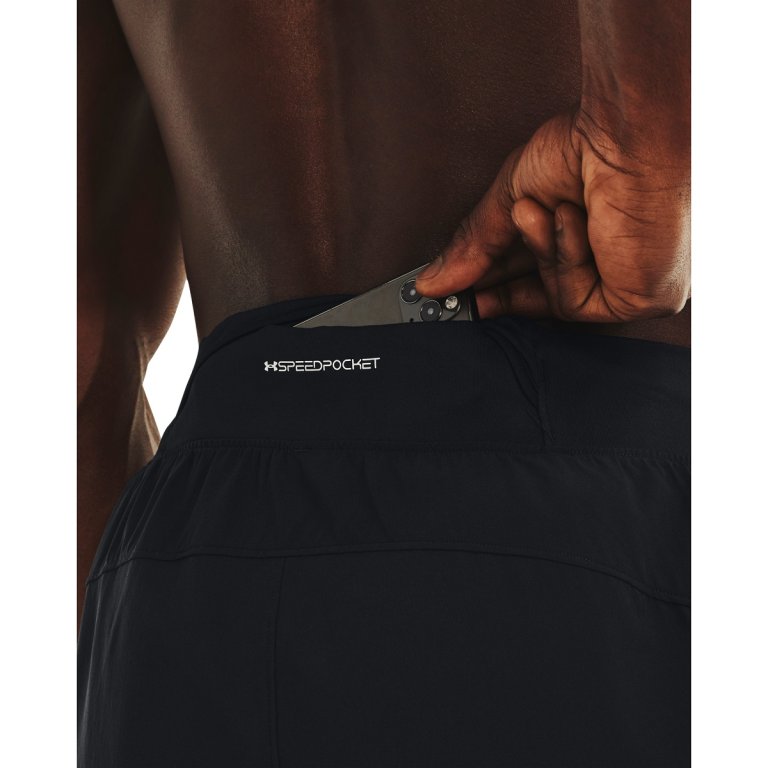 Шорти чоловічі Under Armour Launch Elite 5'' Short M - чорні