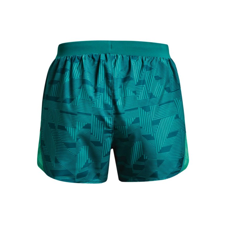 Шорти жіночі (бігові) Under Armour Fly By 2.0 Printed Short W - зелені