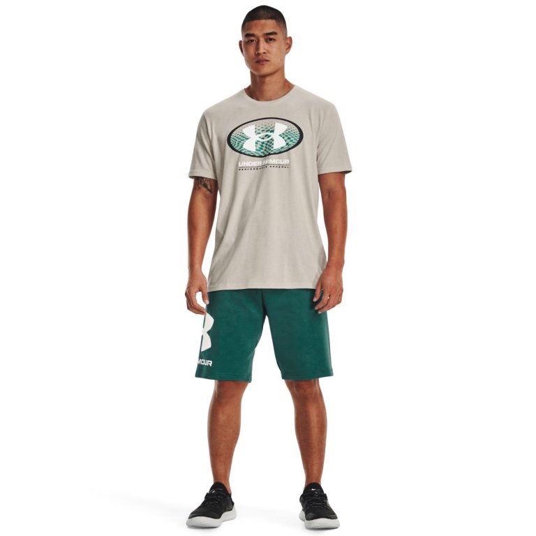 Шорти чоловічі Under Armour Rival Flc Big Logo Shorts M - зелені