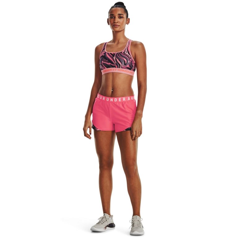 Шорти жіночі Under Armour Play Up Shorts 3.0 TriCo Nov W - рожеві