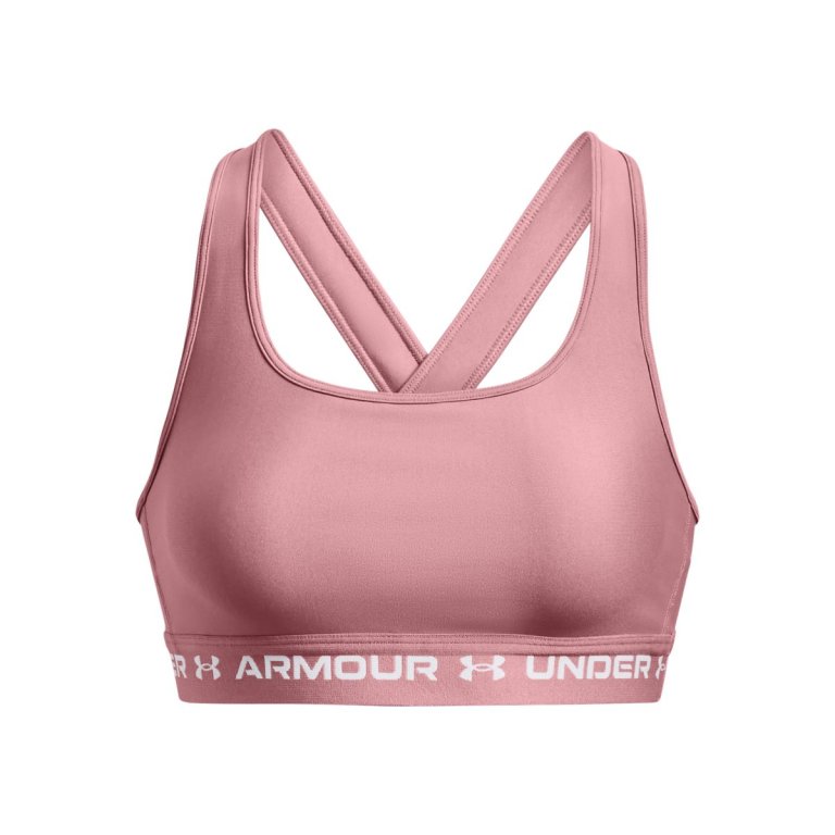 Бюстгальтер Under Armour UA Crossback Mid Bra W - рожевий