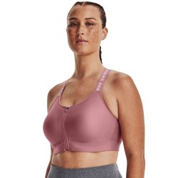 Бюстгальтер Under Armour Infinity High Bra Zip W - рожевий