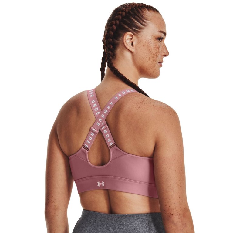 Бюстгальтер Under Armour Infinity High Bra Zip W - рожевий