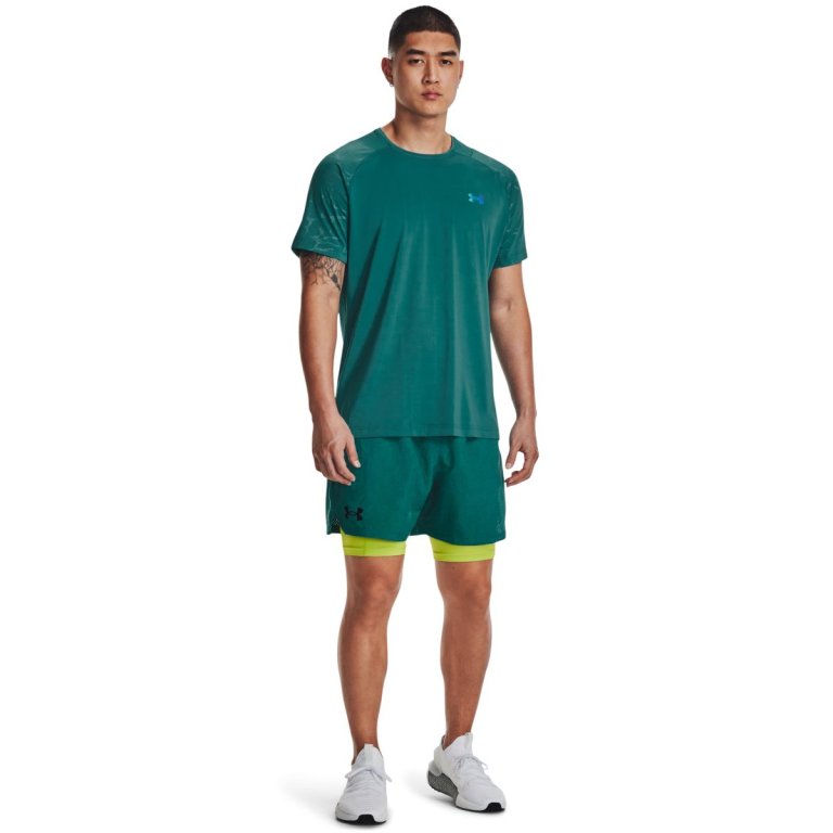 Футболка Under Armour Rush Emboss SS M - зелена