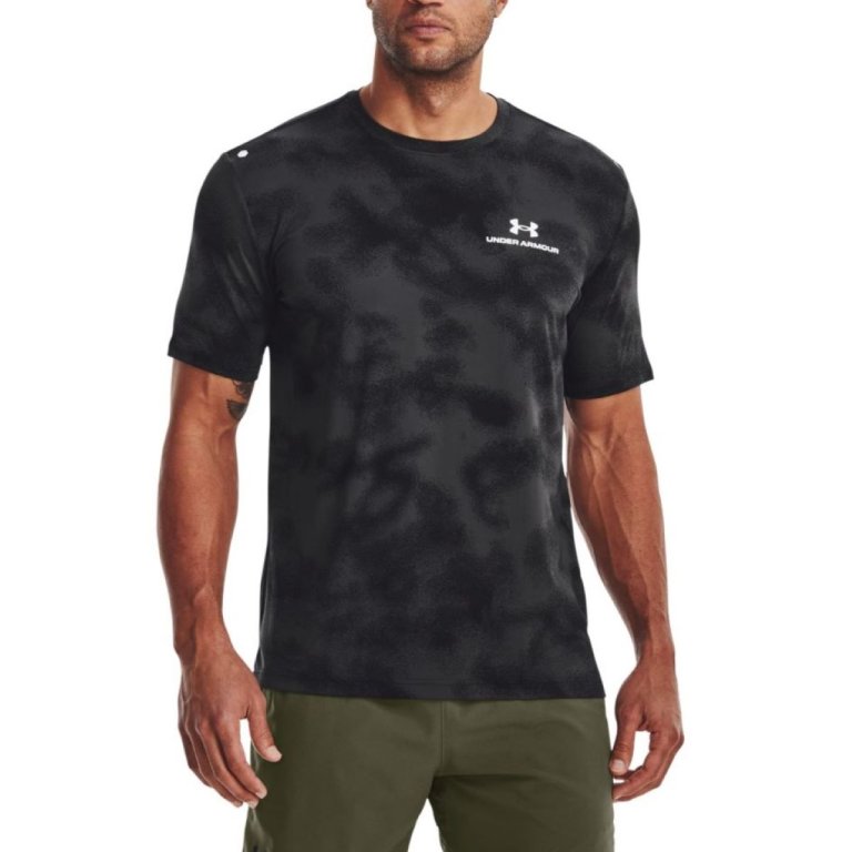 Футболка Under Armour Rush Energy Print SS M - чорна