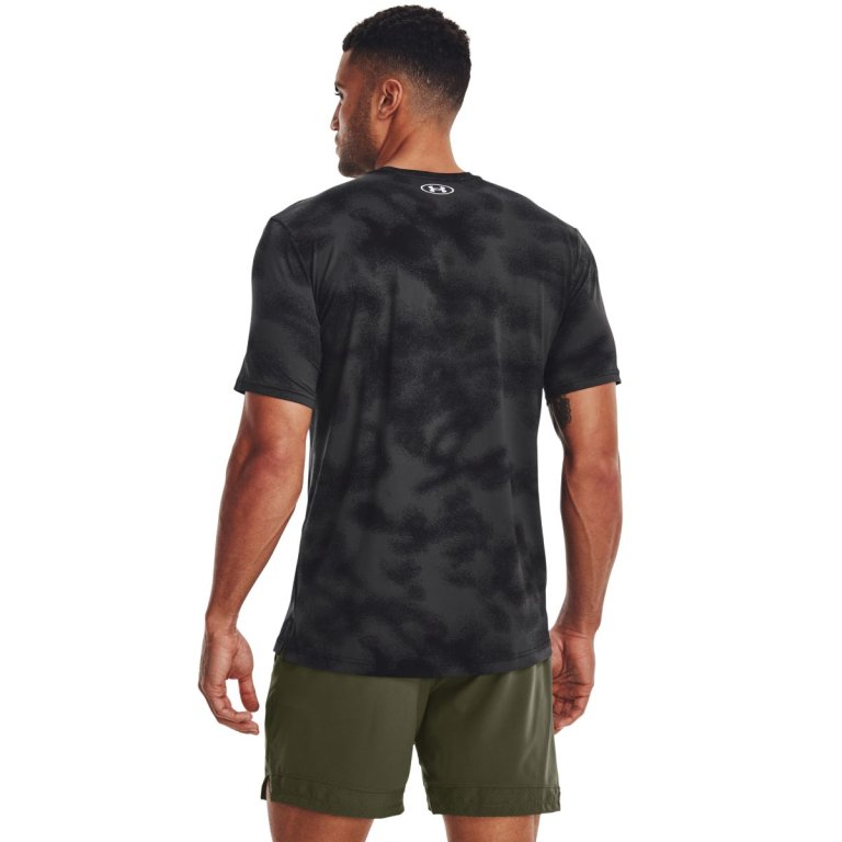 Футболка Under Armour Rush Energy Print SS M - чорна
