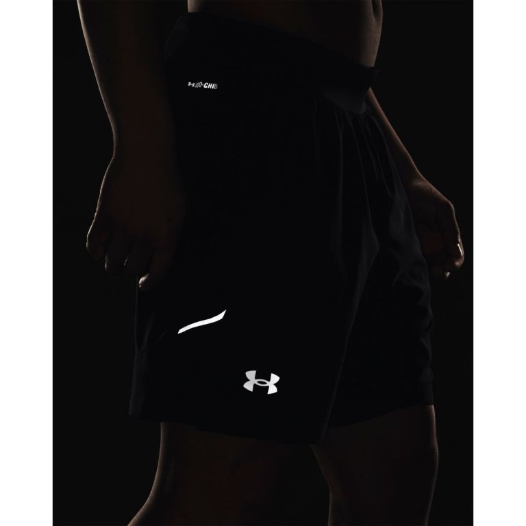 Шорти чоловічі Under Armour Launch Elite 2in1 7'' Short M - чорні
