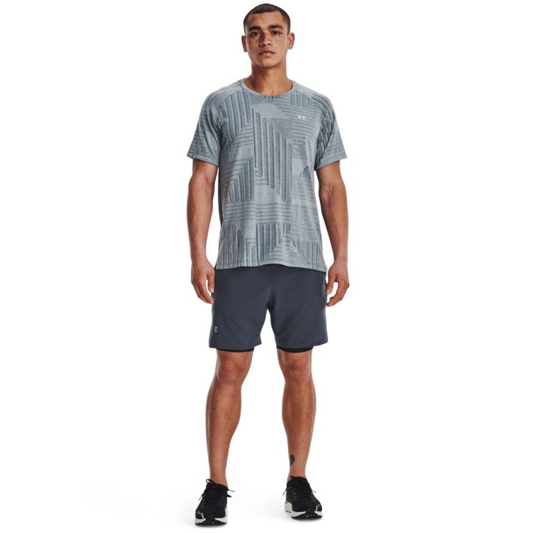 Шорти чоловічі Under Armour Launch Elite 2in1 7'' Short M - сірі