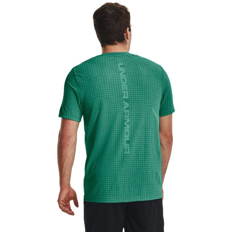 Футболка Under Armour Seamless Grid SS M - зелена