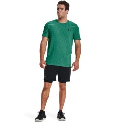 Футболка Under Armour Seamless Grid SS M - зелена