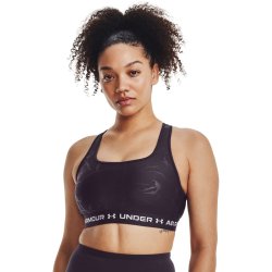 Бюстгальтер Under Armour Crossback Mid Emboss W - темно фіолетовий