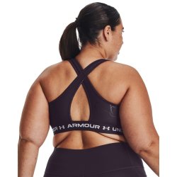 Бюстгальтер Under Armour Crossback Mid Emboss W - темно фіолетовий