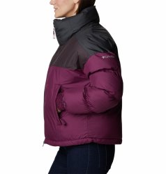 Куртка Columbia Pike Lake™ Cropped Jacket W - бордова/чорна