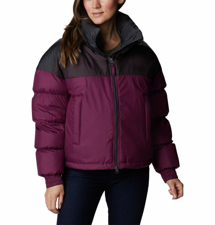 Куртка Columbia Pike Lake™ Cropped Jacket W - бордова/чорна